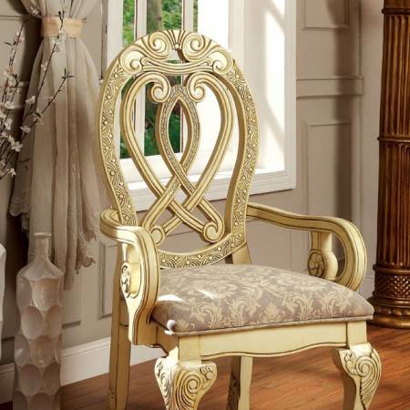 WYNDMERE ARM CHAIR WHITE